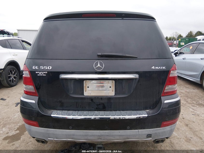 2008 Mercedes-Benz Gl 550 4Matic VIN: 4JGBF86E98A410497 Lot: 44762641