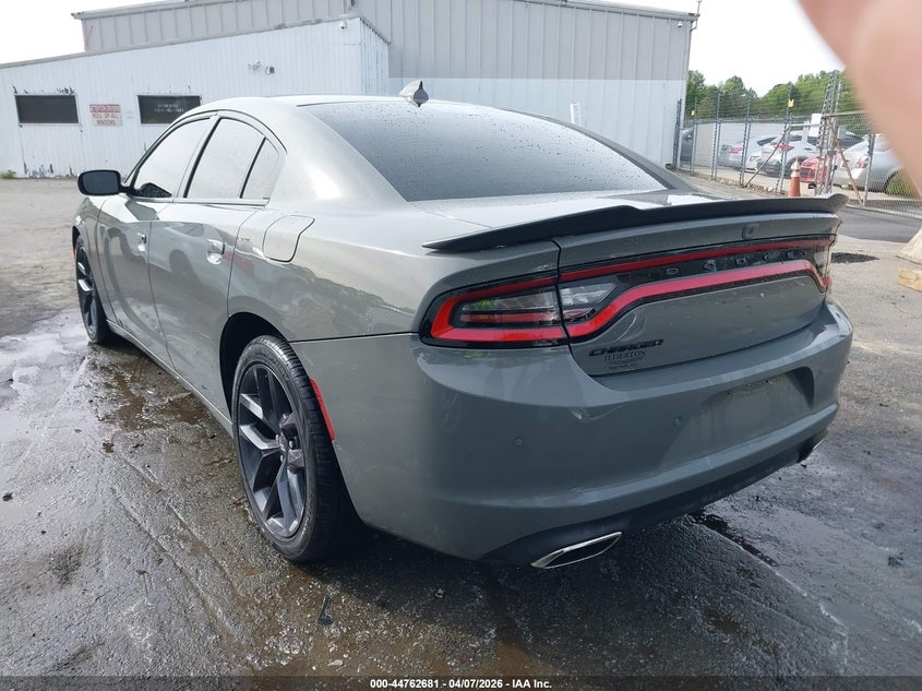 2023 Dodge Charger 3.6 Sxt grey Lot 111044762681 Vin 2C3CDXBG2PH612327