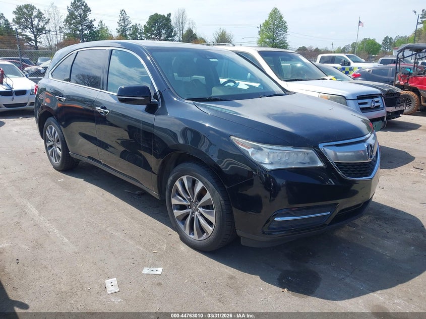 2016 Acura Mdx Technology Acurawatch Plus Packages/Technology Package