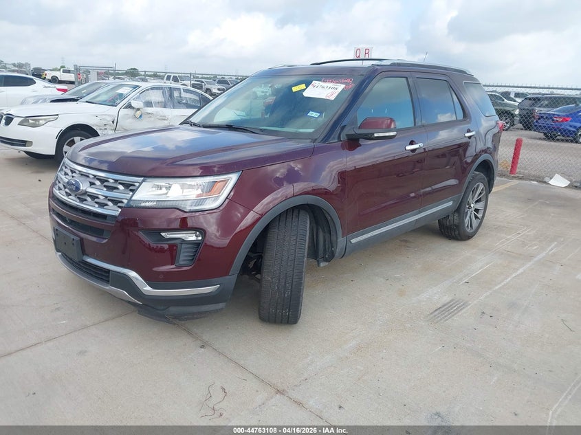 Vin: 1fm5k8fh4jgb07777, lot: 45260312, ford explorer limited 20182