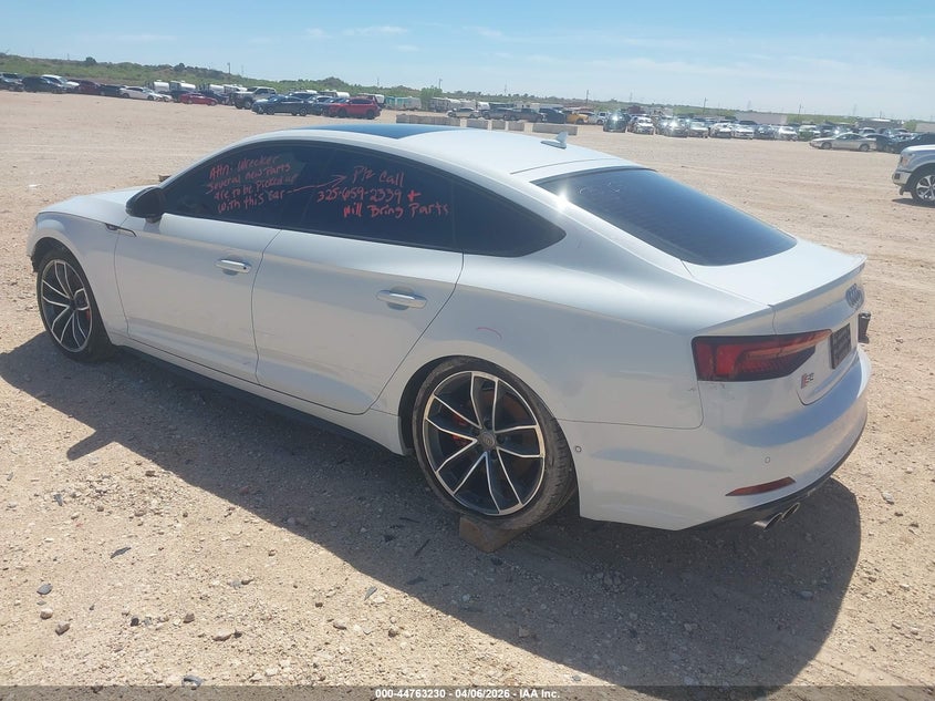 Vin: wauc4cf50ka000676, lot: 45260434, audi s5 3.0t premium 20193