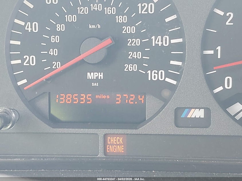 1998 BMW M3 VIN: WBSCD9326WEE09176 Lot: 44763247