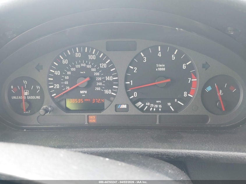 1998 BMW M3 VIN: WBSCD9326WEE09176 Lot: 44763247