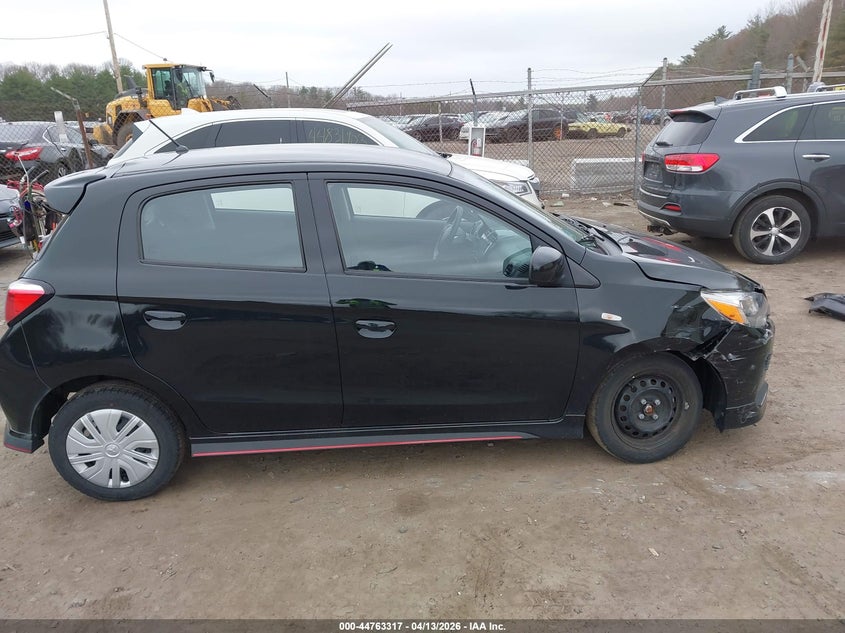 2022 Mitsubishi Mirage Es/Le VIN: ML32AUHJ8NH007820 Lot: 44763317