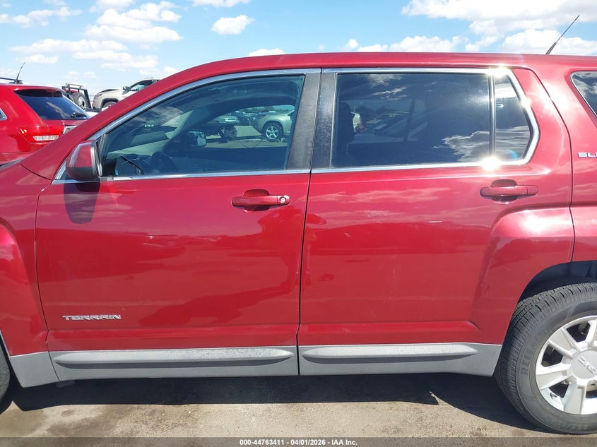 2012 Gmc Terrain 2.4 Sle-1 red Lot 111044763411 Vin 2GKALMEK0C6326166