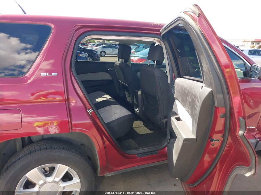 2012 Gmc Terrain 2.4 Sle-1 red Lot 111044763411 Vin 2GKALMEK0C6326166