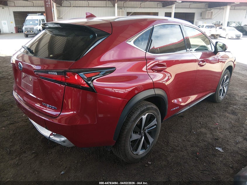 Vin: jtjgjrdz2m2167640, lot: 45260698, lexus nx 300h 20214