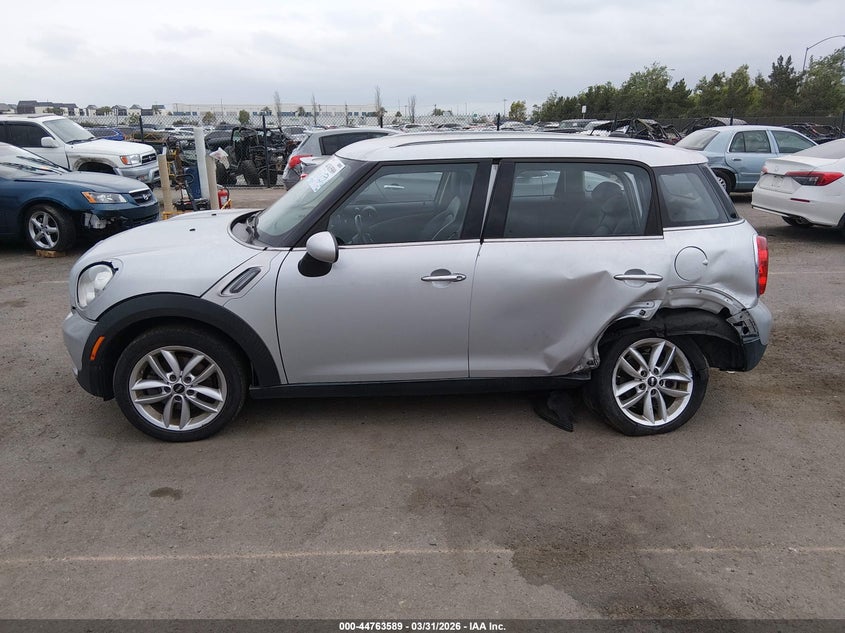 2014 Mini Countryman Cooper VIN: WMWZB3C5XEWR38924 Lot: 44763589