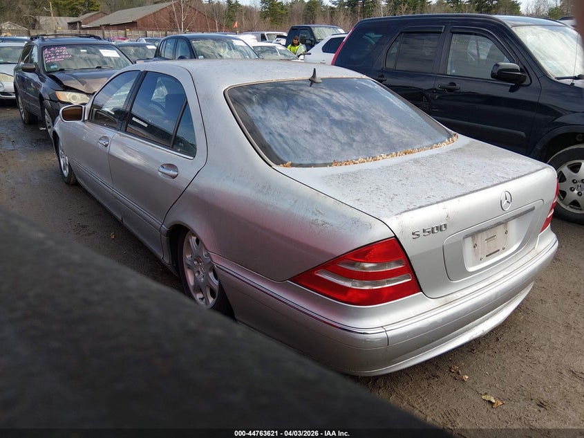 2001 Mercedes-Benz S 500 VIN: WDBNG75J61A219129 Lot: 44763621