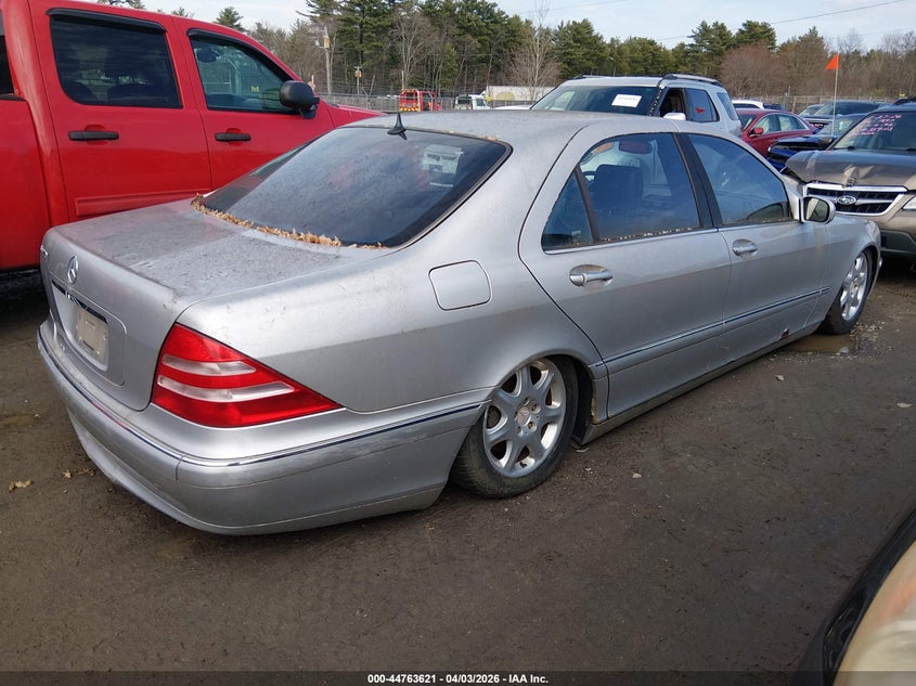 2001 Mercedes-Benz S 500 VIN: WDBNG75J61A219129 Lot: 44763621