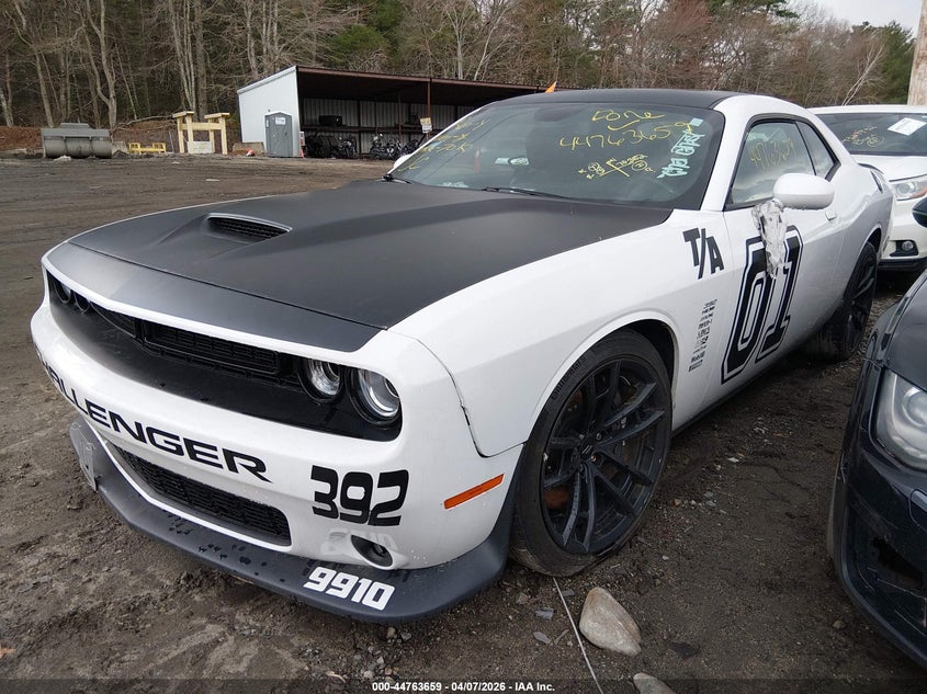 Vin: 2c3cdzfj7jh154616, lot: 45260863, dodge challenger r/t 392 20182