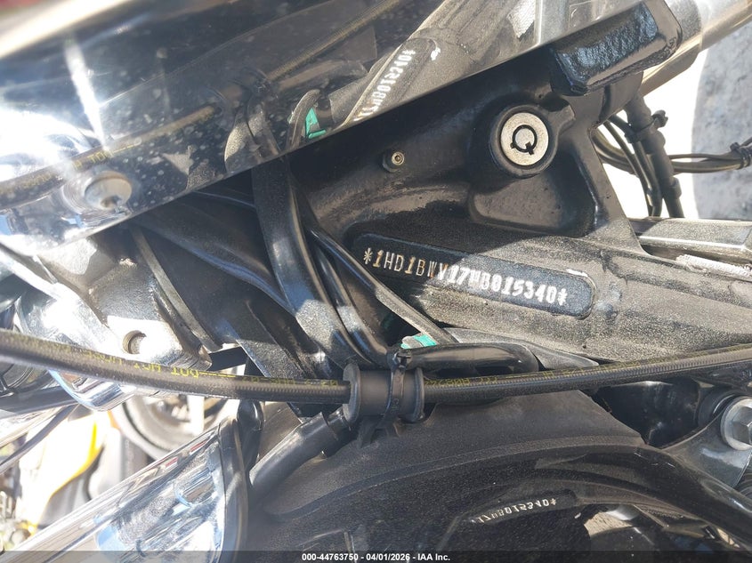 2017 Harley-Davidson Flstc Heritage Softail Classic VIN: 1HD1BWV17HB015340 Lot: 44763750