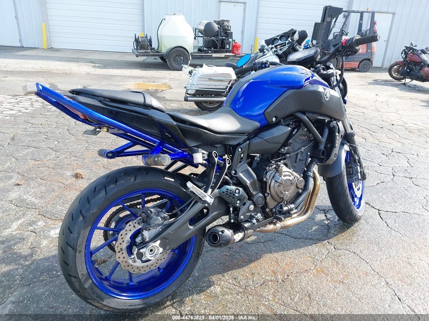2018 Yamaha Mt07 VIN: JYARM27E1JA002615 Lot: 44763825
