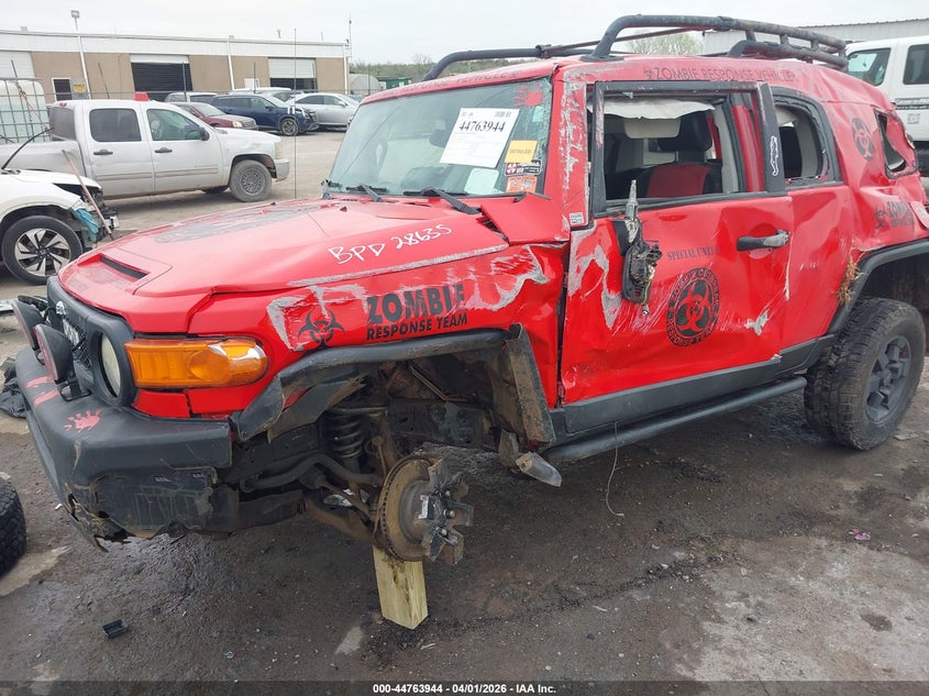 2012 Toyota Fj Cruiser VIN: JTEBU4BF5CK128244 Lot: 44763944
