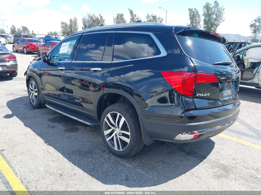 Vin: 5fnyf6h9xjb019732, lot: 45261149, honda pilot touring 20183