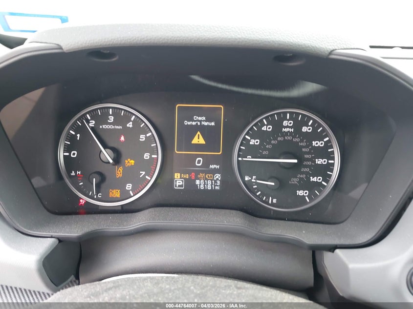 2025 SUBARU CROSSTREK 2.5L H-4 DI, DOHC, V(VIN: 4S4GUHL67S3764748