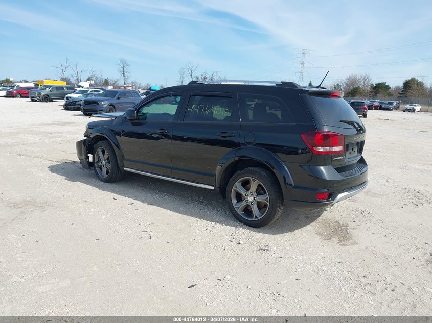 Vin: 3c4pdcgg8ht538970, lot: 45261216, dodge journey crossroad plus 20173