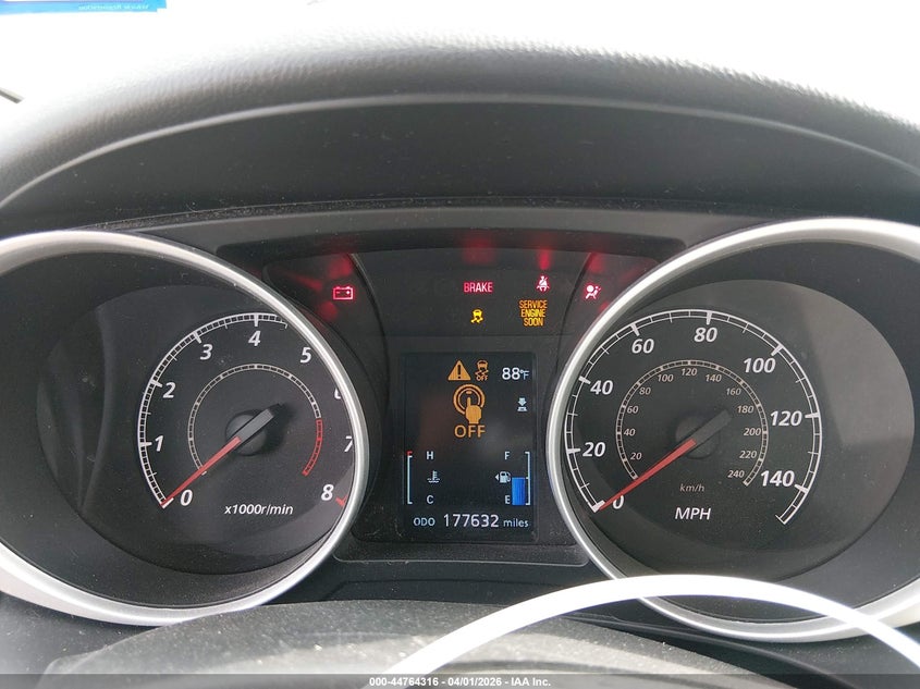 2011 Mitsubishi Outlander Sport Se VIN: JA4AR4AU4BZ008307 Lot: 44764316