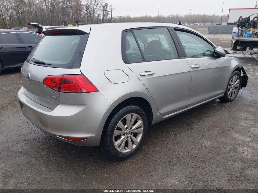 2015 Volkswagen Golf Tdi S 4-Door