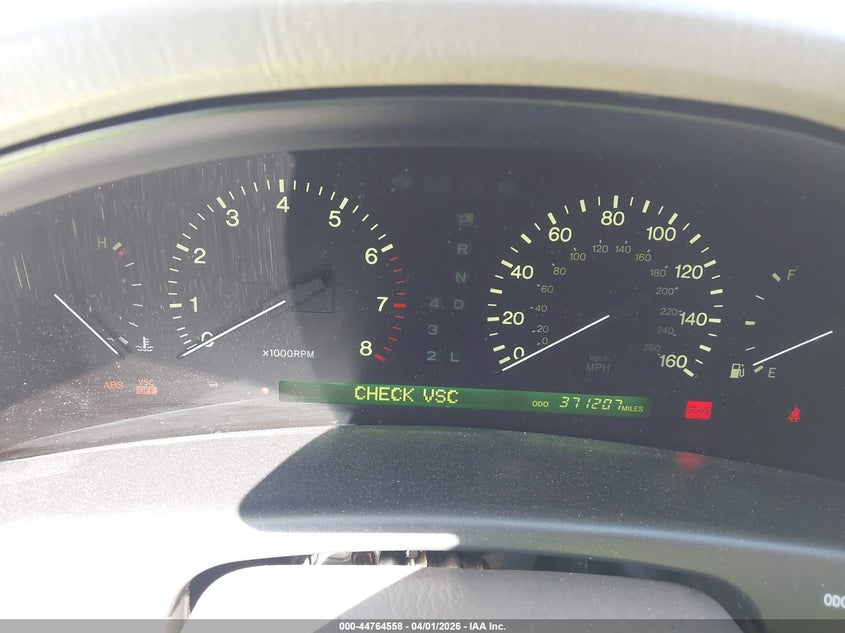 1998 Lexus Ls 400 VIN: JT8BH28F7W0102165 Lot: 44764558