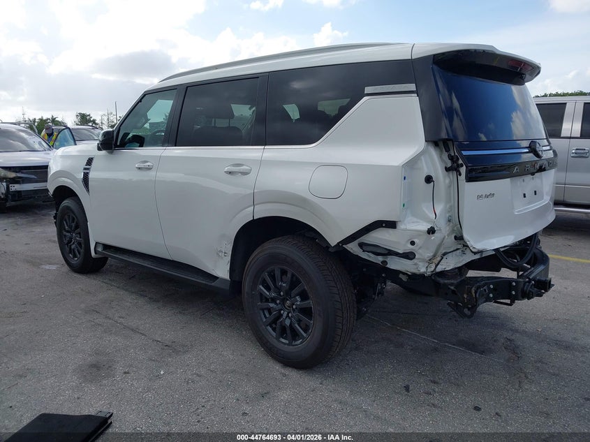 Vin: jn8ay3ad5s9301186, lot: 45261897, nissan armada sv 2wd 20253