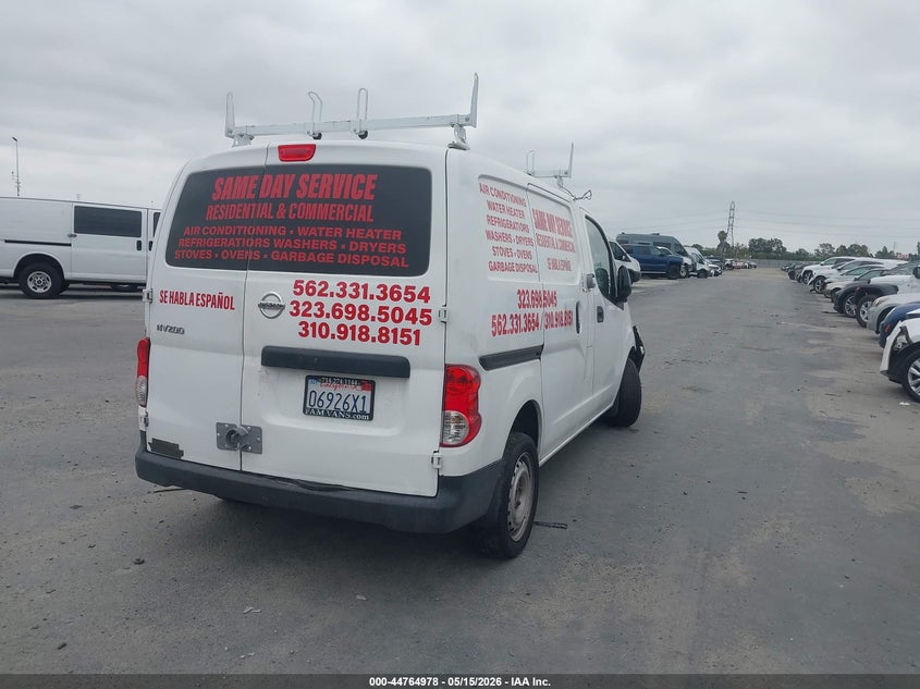 Vin: 3n6cm0knxfk719698, lot: 45262182, nissan nv200 s/sv 20154