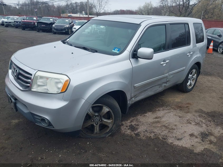 2012 Honda Pilot 3.5 Ex-L silver Lot 111044764992 Vin 5FNYF4H52CB069268
