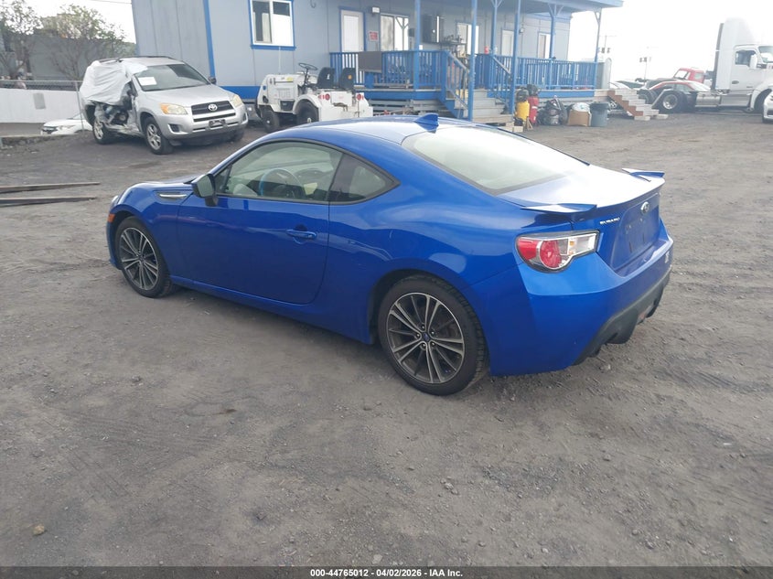 Vin: jf1zcac19f9603709, lot: 45262216, subaru brz limited 20153