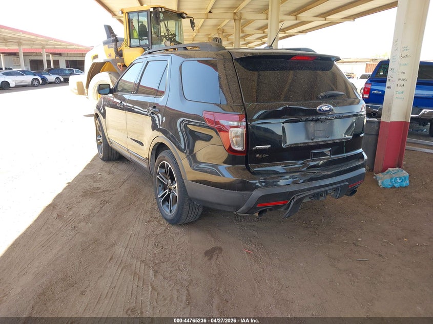 Vin: 1fm5k8gt3fgc25295, lot: 45262440, ford explorer sport 20153