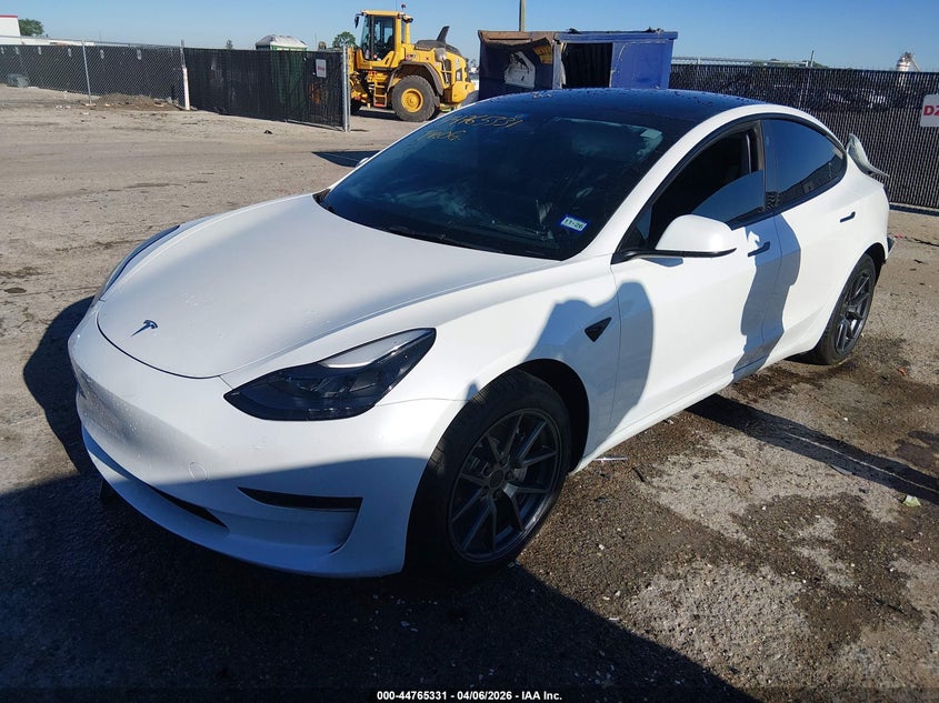 Vin: 5yj3e1eaxpf409396, lot: 45262535, tesla model 3 rear-wheel drive 20232