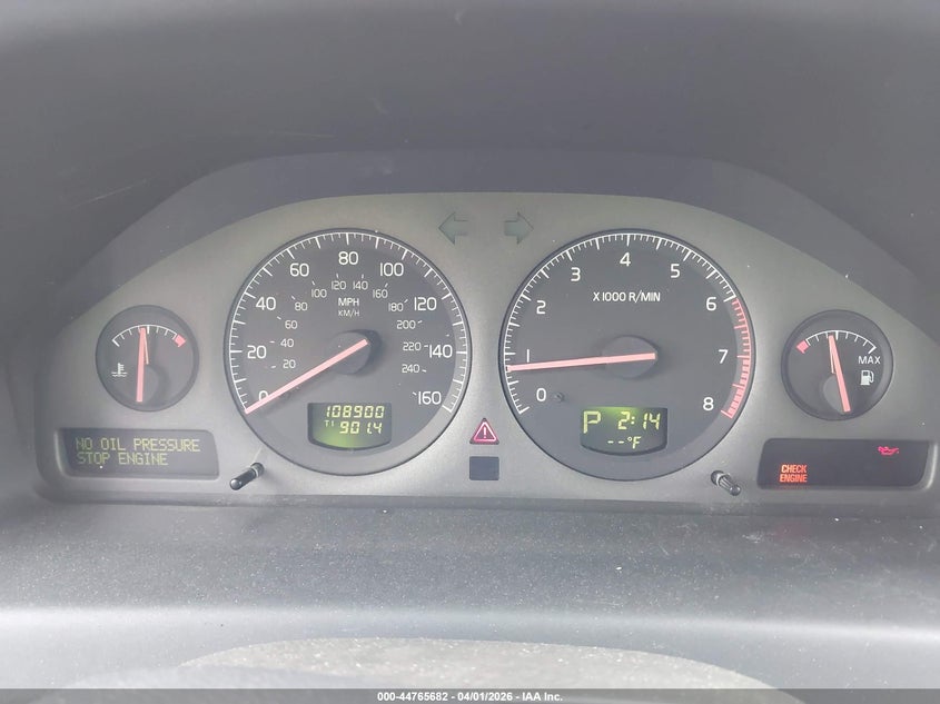 2001 Volvo V70 2.4T VIN: YV1SW58D611020979 Lot: 44765682