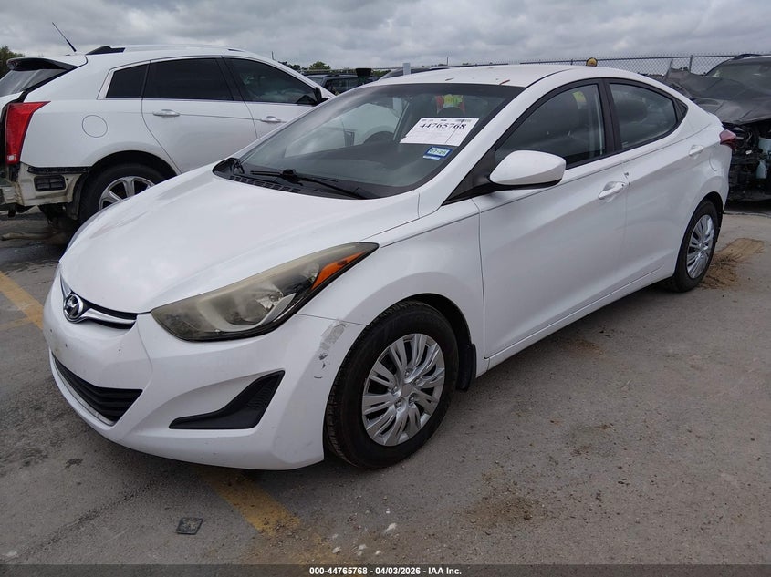 2016 Hyundai Elantra Se 5NPDH4AE1GH733747 photo 1