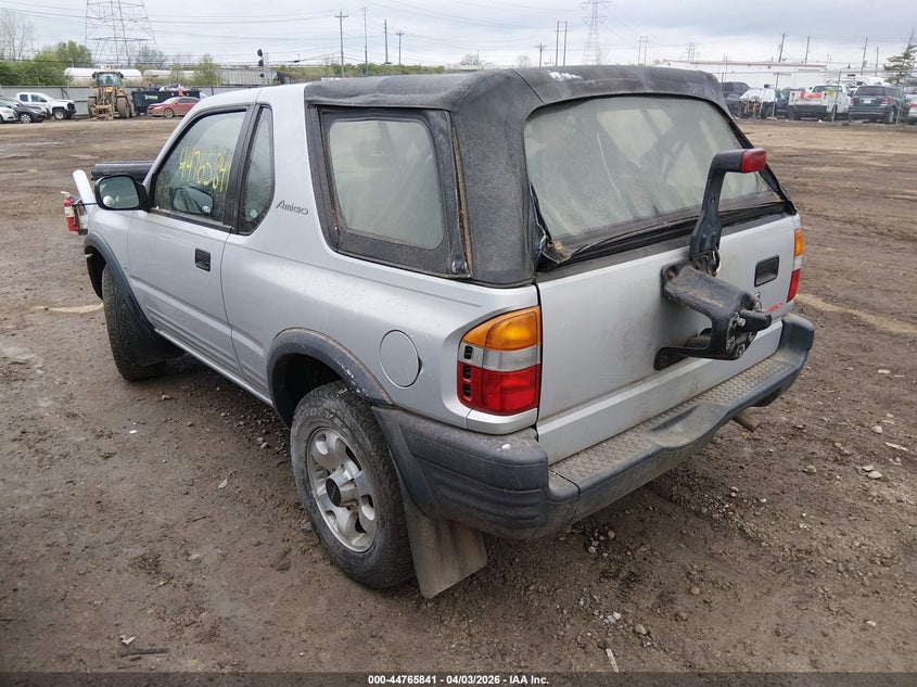 1999 Isuzu Amigo S 3.2L V6 Hard Top/S 3.2L V6 Soft Top