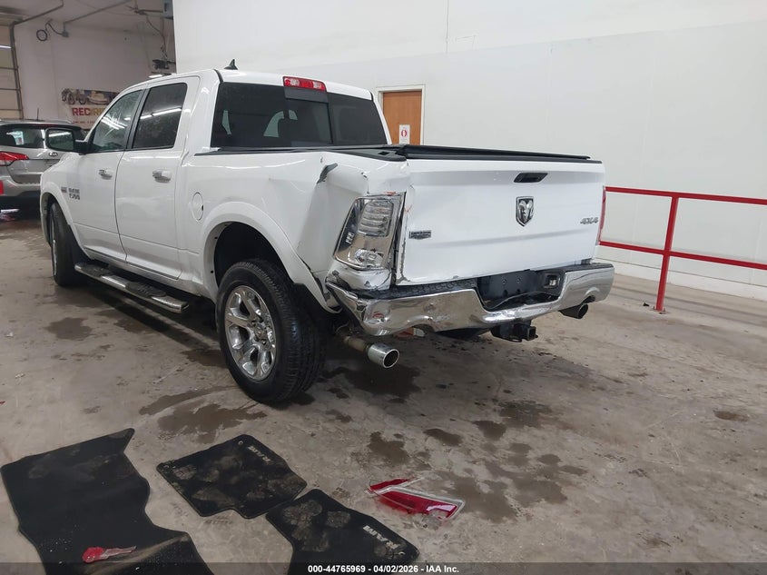 Vin: 1c6rr7nt3hs518393, lot: 45263173, ram 1500 laramie  4x4 5'7 box 20173