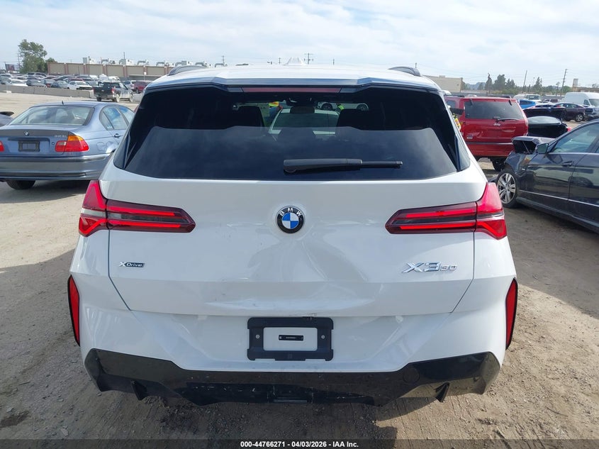 2025 BMW X3 SPORT UTILITY VEHICLE 2.0L I-4 DI, DOHC, VVT, TURBO, 255HP