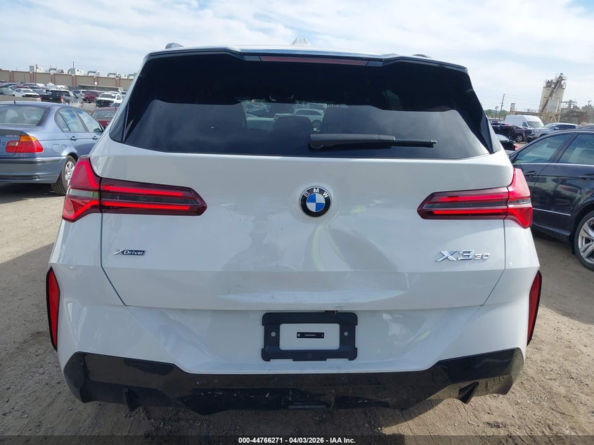 2025 BMW X3 SPORT UTILITY VEHICLE 2.0L I-4 DI, DOHC, VVT, TURBO, 255HP