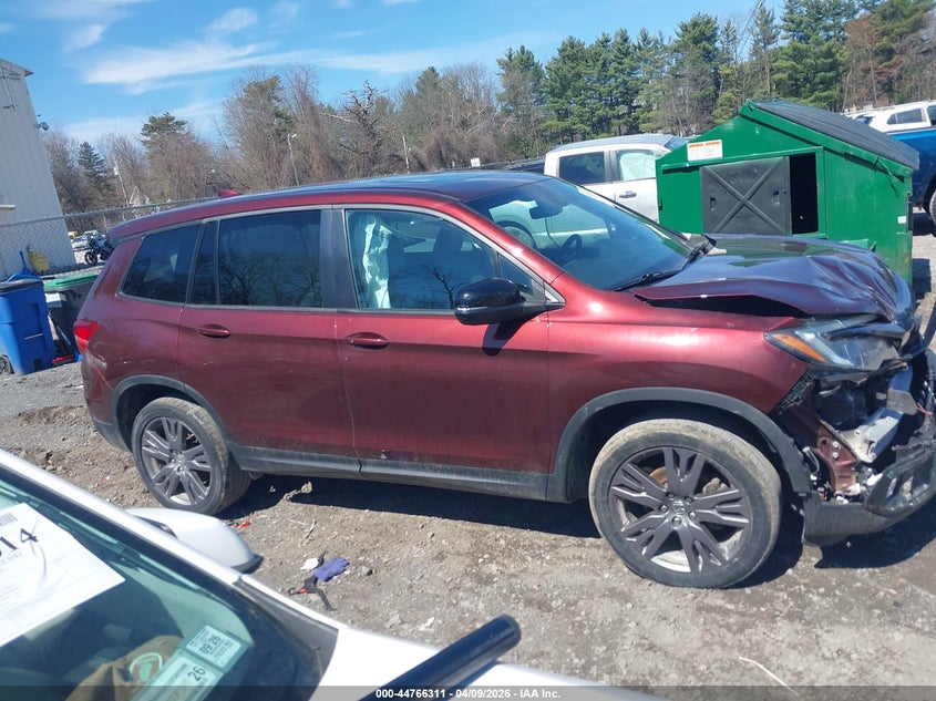 2019 Honda Passport Ex-L VIN: 5FNYF8H52KB015278 Lot: 44766311