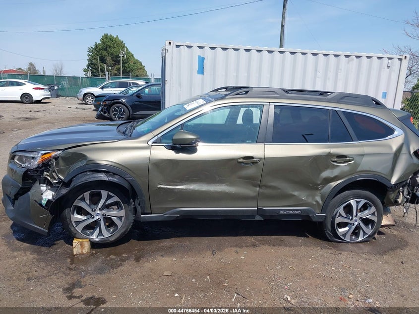 2022 Subaru Outback Limited VIN: 4S4BTANC9N3160839 Lot: 44766454