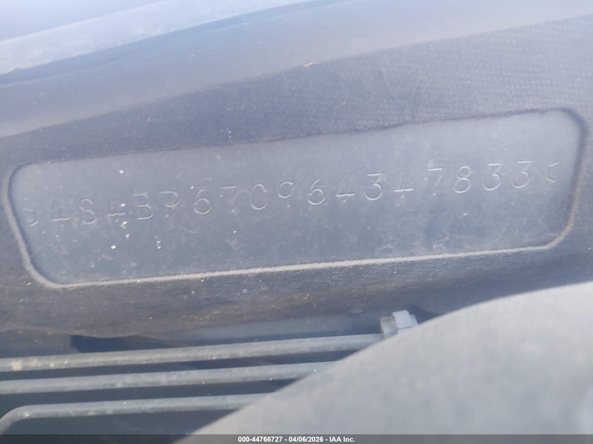 2006 Subaru Outback 2.5Xt Limited VIN: 4S4BP67C964347833 Lot: 44766727