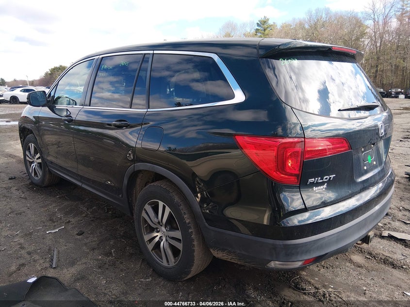 Vin: 5fnyf6h70gb122598, lot: 45263937, honda pilot ex-l 20163