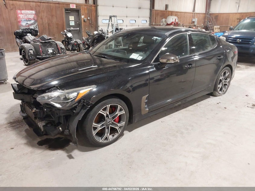 Vin: knae45lc4j6024911, lot: 45263996, kia stinger gt1 20182