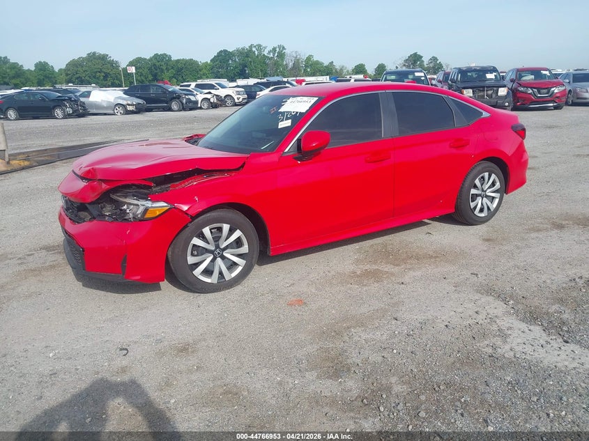 Vin: 2hgfe2f23th533476, lot: 45264157, honda civic lx 20262