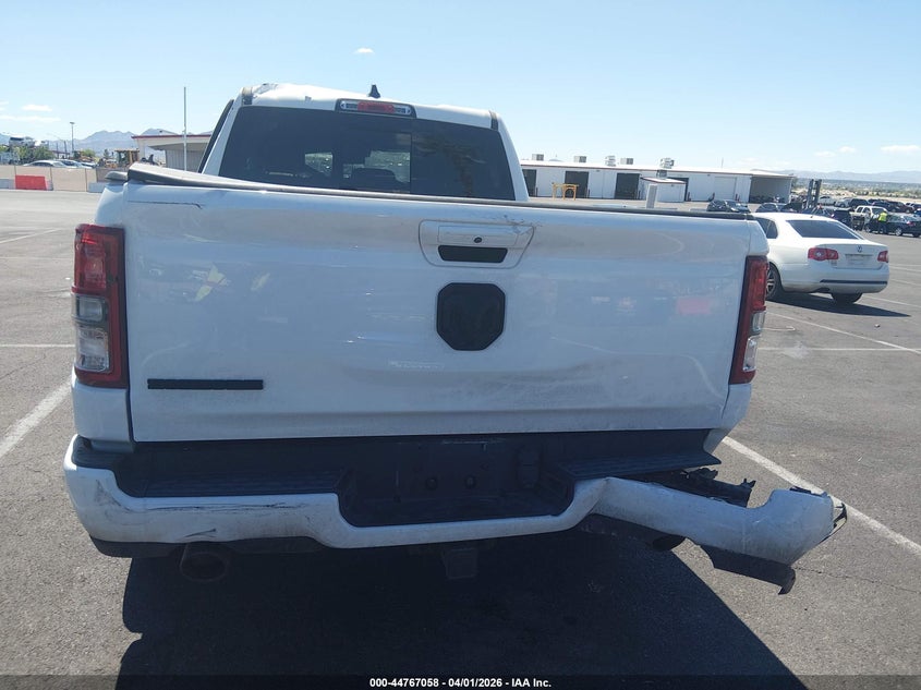 2021 Ram 1500 5.7 Ram Big Horn 4X2 6'4 Box white Lot 111044767058 Vin 1C6RREBT9MN743743