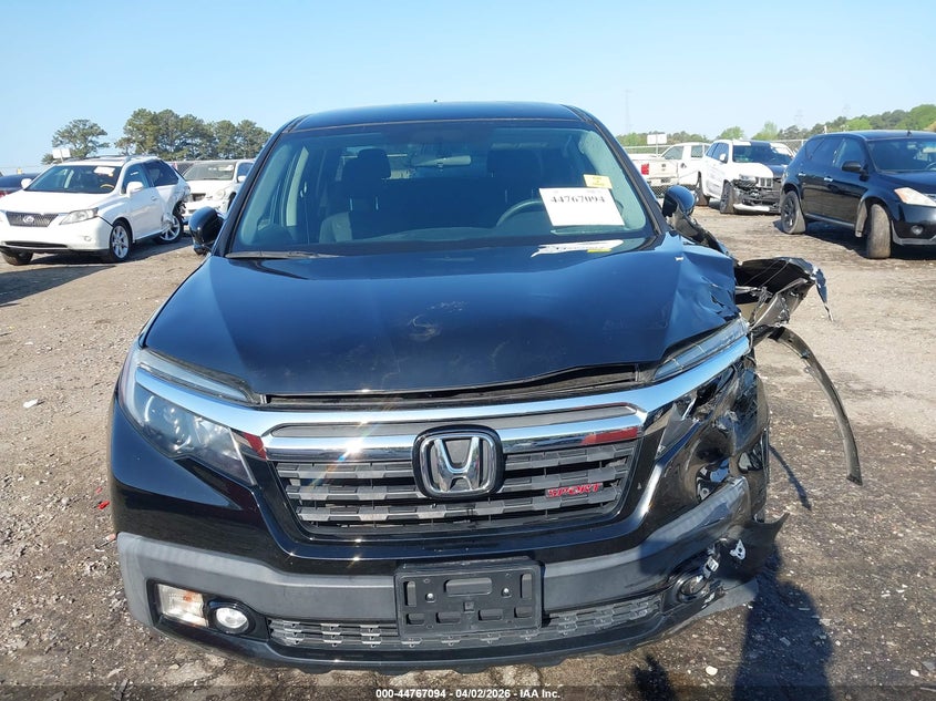 2019 Honda Ridgeline Sport VIN: 5FPYK2F14KB008204 Lot: 44767094