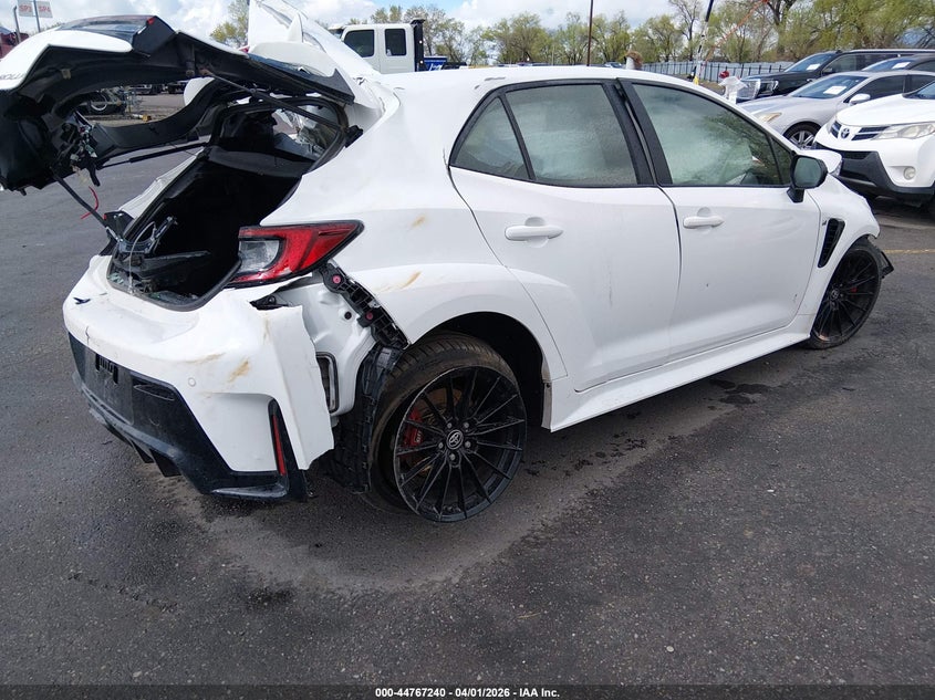 Vin: jtnabaae1sa019888, lot: 45264444, toyota gr corolla premium 20254