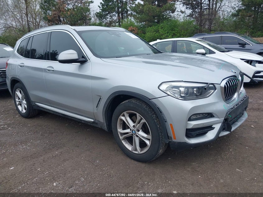 5UXTY5C02M9H30025 2021 BMW X3 xDrive30I auction photo 1