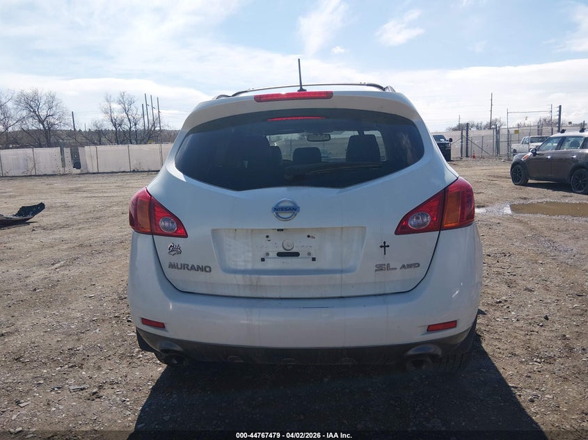 2009 Nissan Murano Sl VIN: JN8AZ18W89W209896 Lot: 44767479