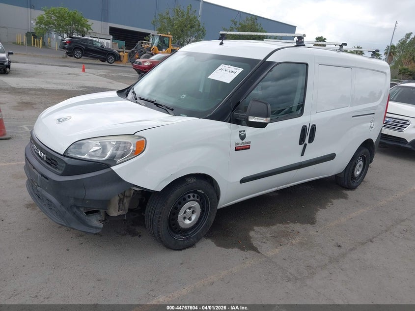 Vin: zfbhrfab7l6r47987, lot: 45264808, ram promaster city tradesman 20202