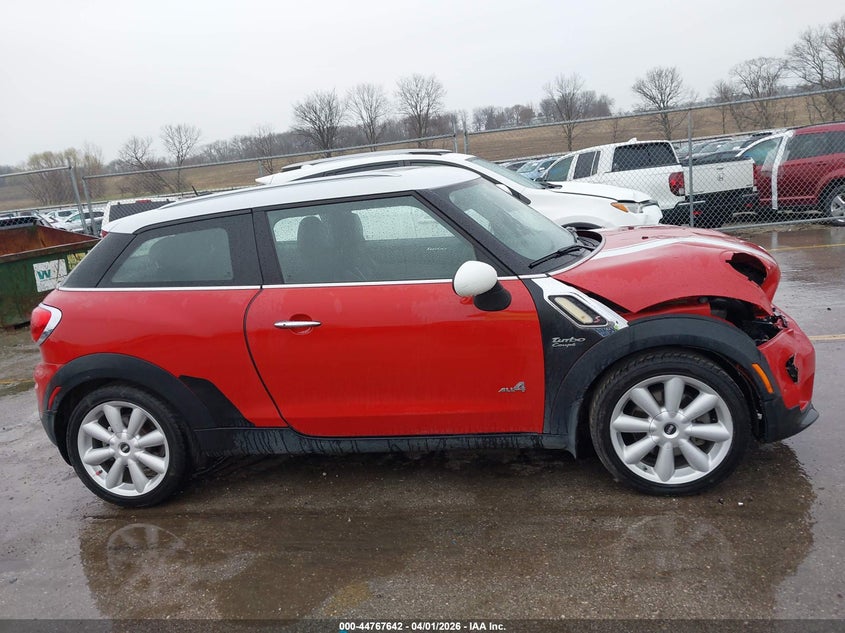 2013 Mini Paceman Cooper S VIN: WMWSS7C50DWN51998 Lot: 44767642