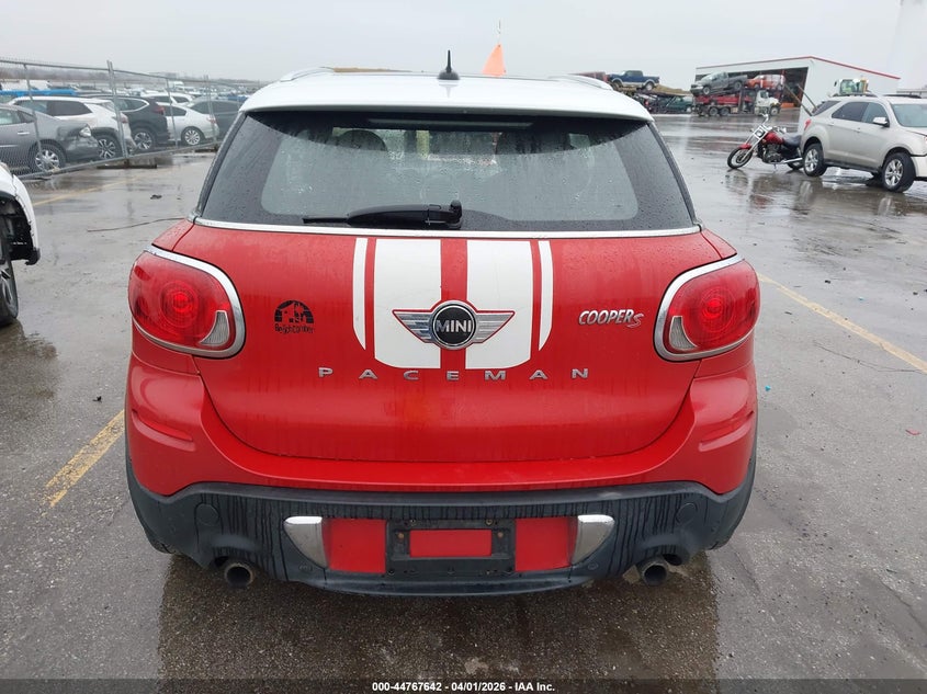 2013 Mini Paceman Cooper S VIN: WMWSS7C50DWN51998 Lot: 44767642